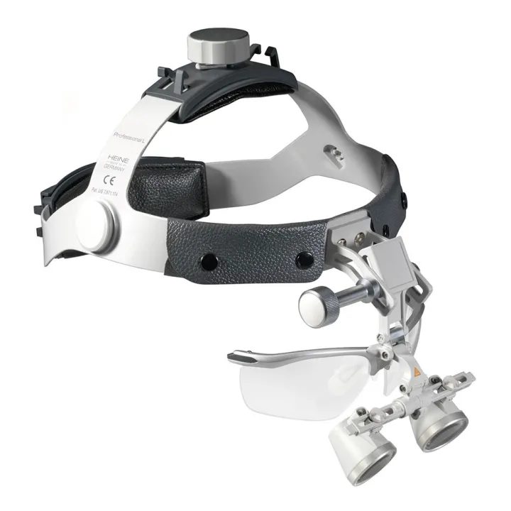 HEINE HR 2.5x Binokularlupen Set B auf Kopfband mit S-GUARD 340 mm
