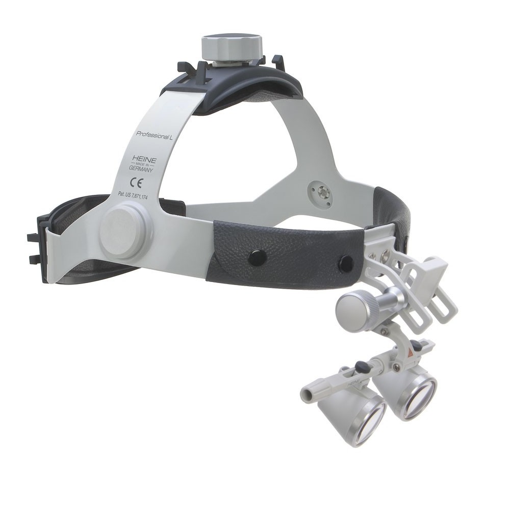 HEINE HR 2.5x Binokularlupen Set C auf Kopfband 340 mm