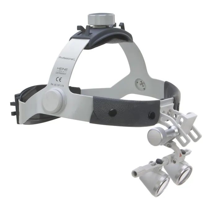 HEINE HR 2.5x Binokularlupen Set C auf Kopfband 520 mm