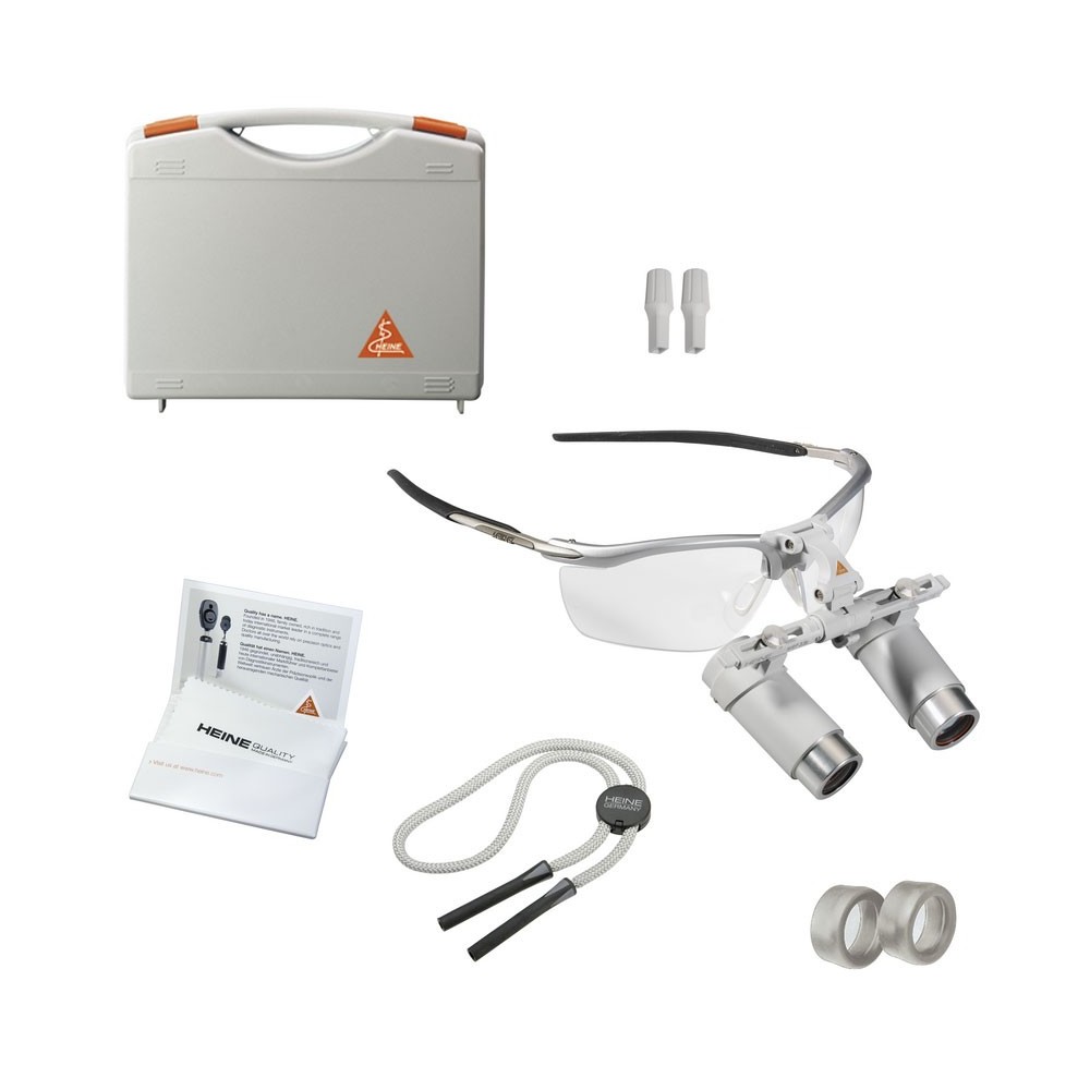 HEINE HRP 3.5x Binokularlupen Set A auf S-FRAME 420 mm