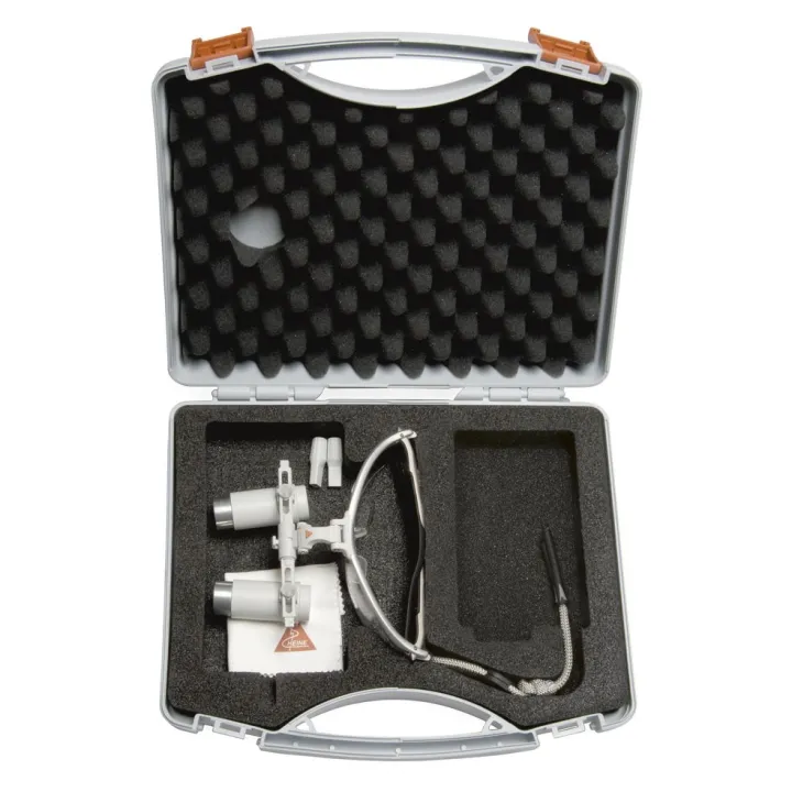 HEINE HRP 4x Binokularlupen Set A auf S-FRAME 340 mm