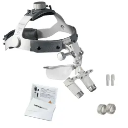 HEINE HRP 6x Binokularlupen Set B auf Kopfband mit S-GUARD, 340 mm