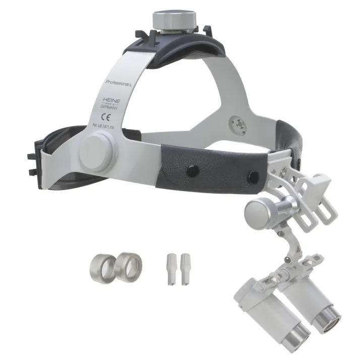HEINE HRP 4x Binokularlupen Set C auf Kopfband, 340 mm