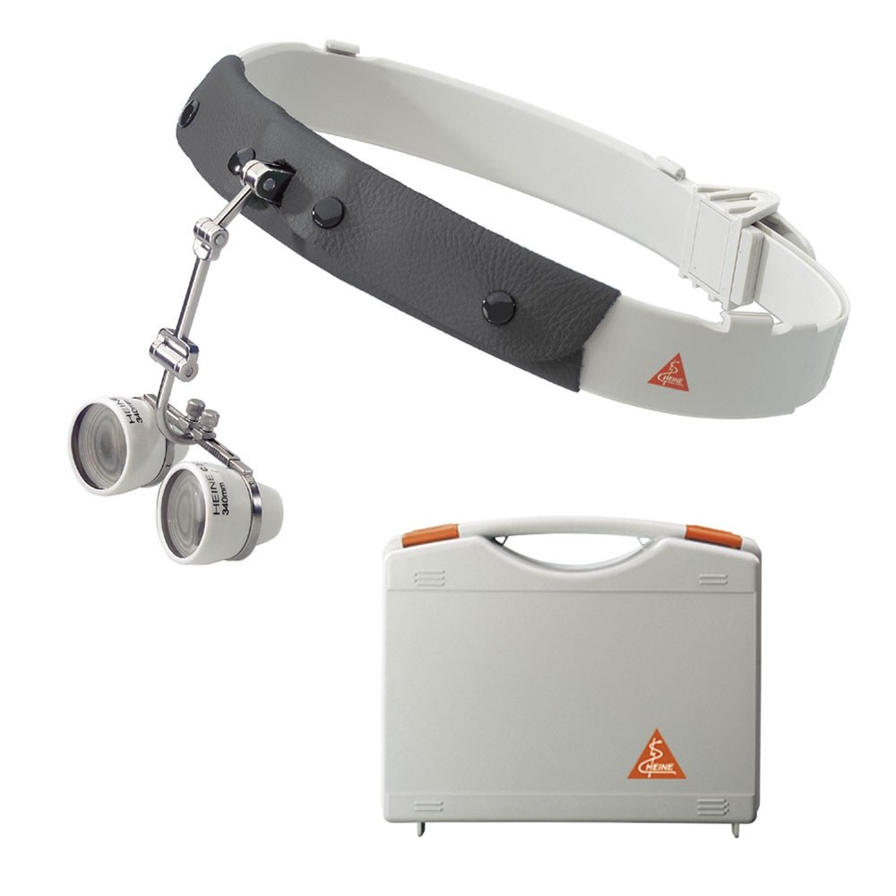 HEINE C2.3K - 450 Kopfbandlupen im Koffer