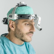 HEINE ML4 LED Kopfleuchte auf Professional L Kopfband