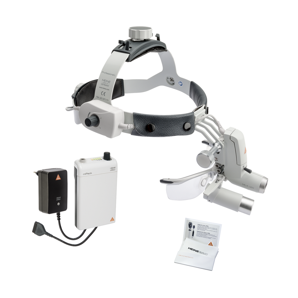 HEINE ML4 LED Kit 3 mit HRP 3,5x - 420 Lupen und mPack