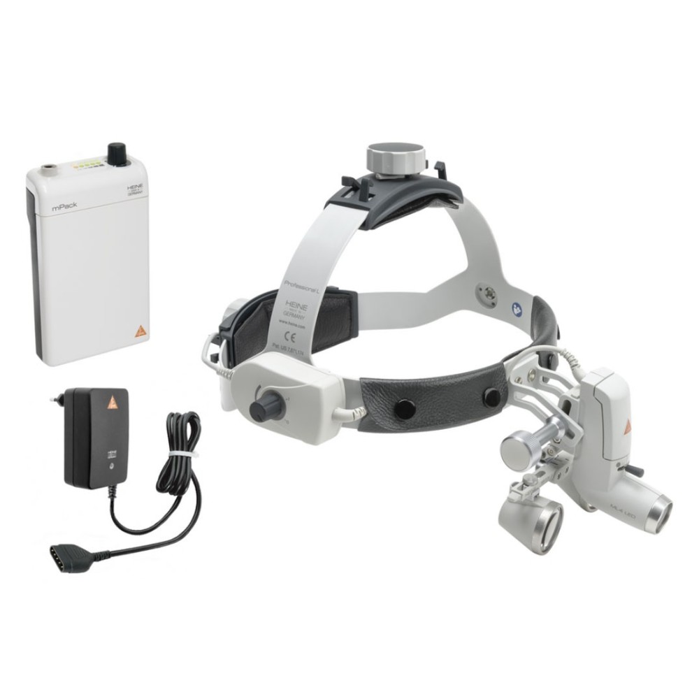 HEINE ML4 LED Kit 2c mit HR 2,5x - 420 Lupen und mPack