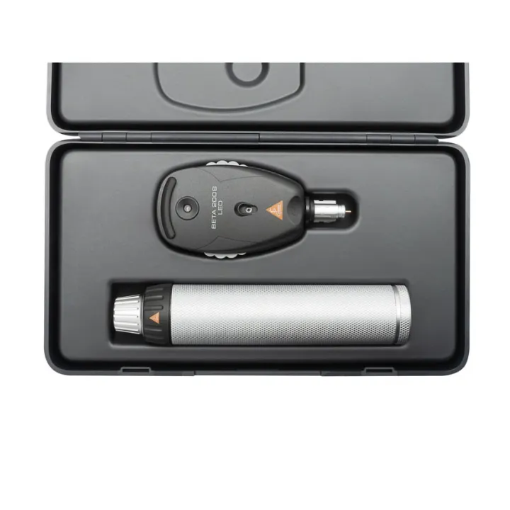 HEINE BETA 200S LED Ophthalmoskop Set mit Batteriegriff