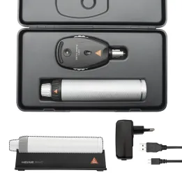 HEINE BETA 200S LED Ophthalmoskop Set mit Ladegriff USB