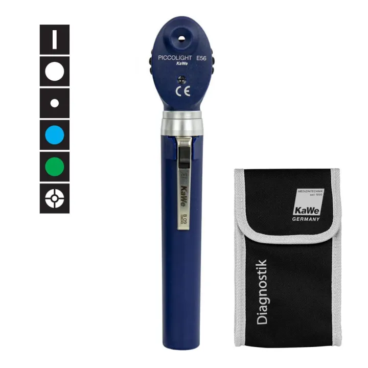 KaWe PICCOLIGHT E56, 2,5V, sky, US, Ophthalmoskop | KaWe Medizintechn | bei GTO medical Deutschland