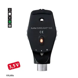 KaWe EUROLIGHT E25 35V schwarz Ophthalmoskop-Kopf