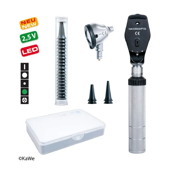 KaWe EUROLIGHT PRO-SET LED, Otoskop-/Ophthalmoskop-Set | KaWe Medizint | bei GTO medical Deutschland