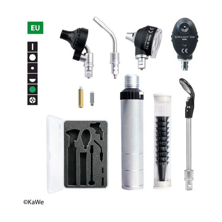 KaWe COMBILIGHT F.O.30/E36 25V EU Otoskop-/Ophthalmoskop-Set (Finoff)