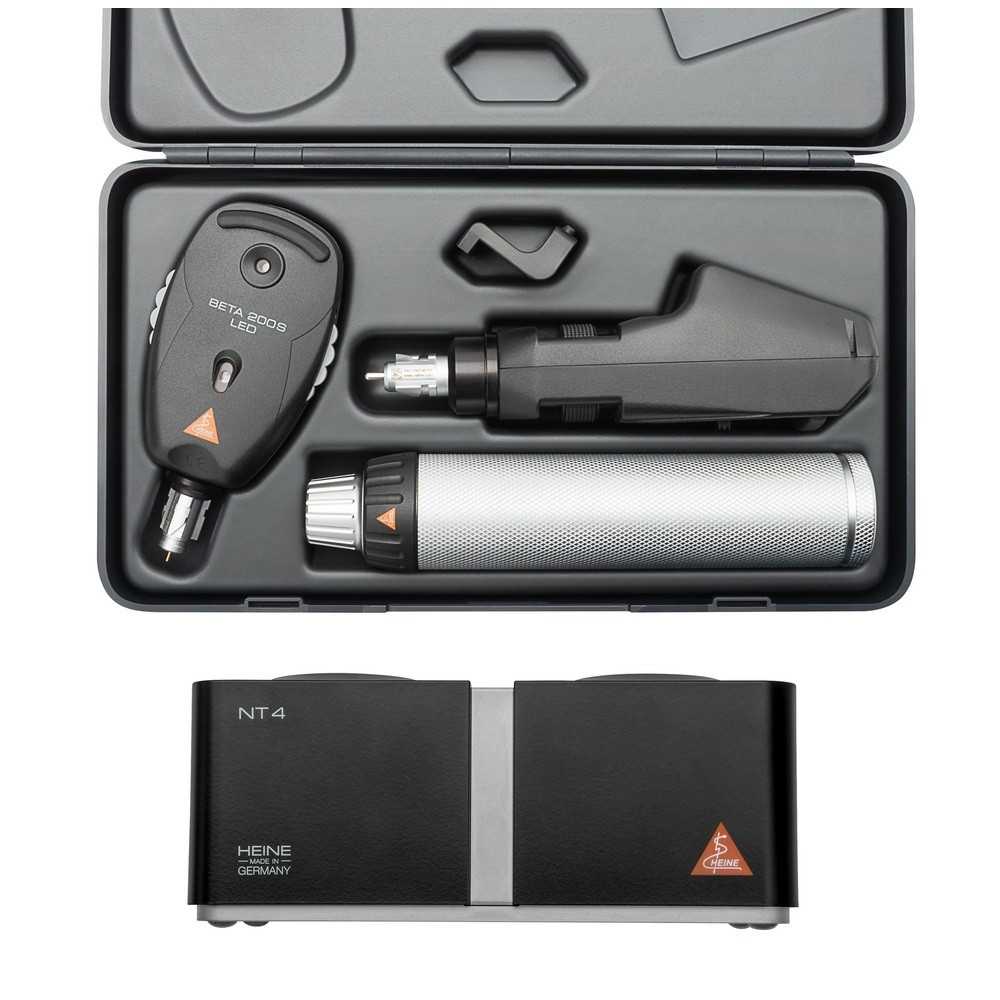 HEINE BETA 200S LED Ophthalmologischer Diagnostik Set mit Tisch-Ladestation HEINE BETA 200S LED Ophthalmologischer Diagnostik Set mit Tisch-Ladestation