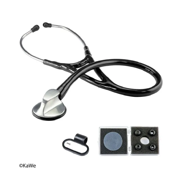 KaWe Top-Kardiologie Stethoskop schwarz