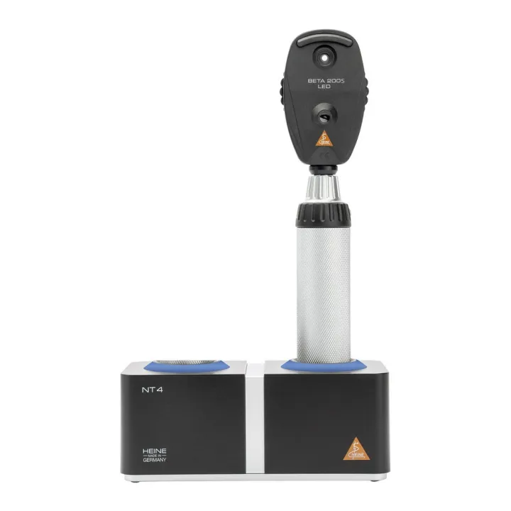 HEINE BETA 200S LED Ophthalmoskop mit Tisch-Ladestation