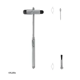 KaWe Buck neurologischer Reflexhammer mit Metallgriff