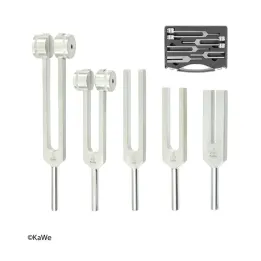 KaWe Stimmgabel-Set aus Aluminium 5 St.