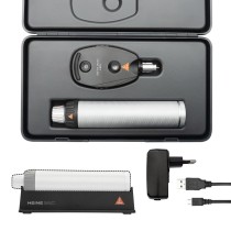 HEINE BETA 200 LED Ophthalmoskop Set mit Ladegriff USB