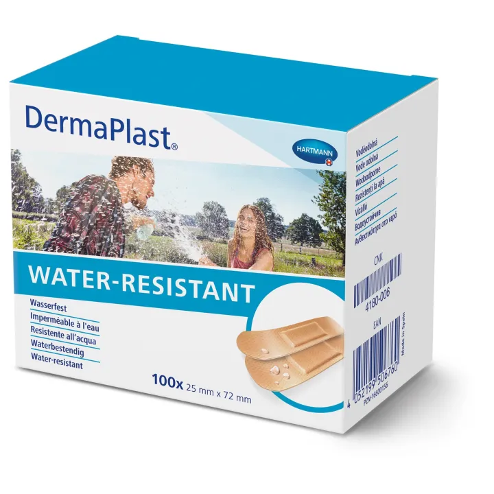 HARTMANN DermaPlast WATER-RESISTANT à 100 Pflasterstrips