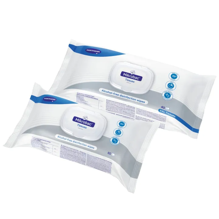 HARTMANN Mikrobac Tissues – 1 Stück à 40 XXL Tücher