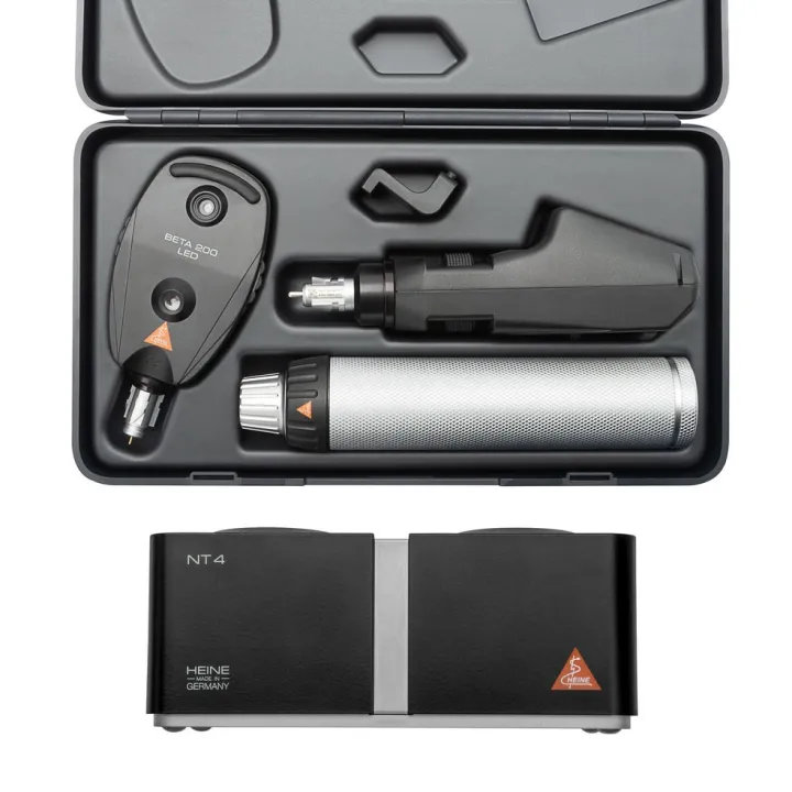 HEINE BETA 200 LED Ophthalmologischer Diagnostik Set mit Tisch-Ladestation