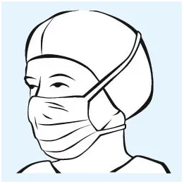 HARTMANN Foliodress Mask Comfort Anti splash ung à 40 Stück