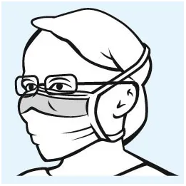 HARTMANN Foliodress mask Comfort Anti fogging ung à 50 Stück