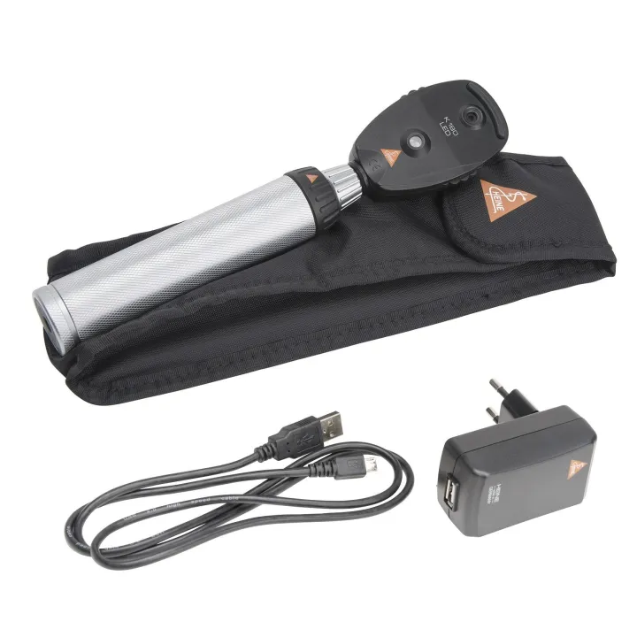 HEINE K180 LED Ophthalmoskop mit Ladegriff USB
