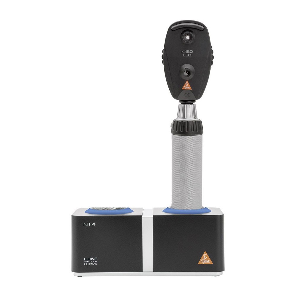 HEINE K180 LED Ophthalmoskop mit Tisch-Ladestation