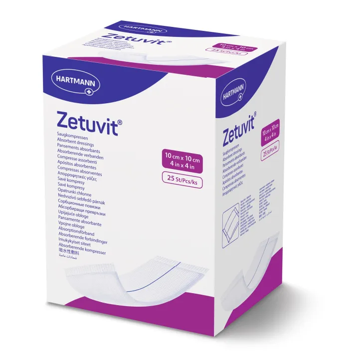 HARTMANN Zetuvit steril sterile Saugkompresse à ​25 Stück