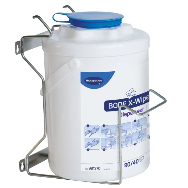 HARTMANN BODE X-Wipes Wandhalter und Sicherungsbügel – 1 Stück à 1 Stück