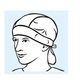 HARTMANN Foliodress Cap Comfort Bandana à 100 Stück