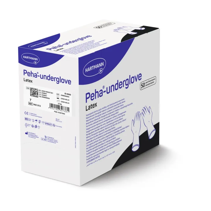 HARTMANN Peha-underglove Latex à 50 Paar