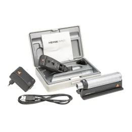 HEINE BETA 200 LED Skiaskop Set mit Batteriegriff im Etui