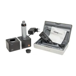HEINE BETA 200 LED Skiaskop Set mit Tisch-Ladestation