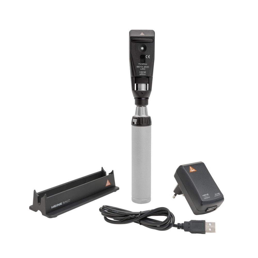 HEINE BETA 200 LED Skiaskop Kit mit USB Ladegriff
