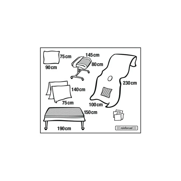 HARTMANN Foliodrape Protect Urologie-Set VI ung à 4 Sets