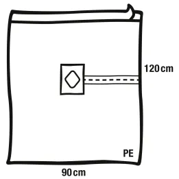 HARTMANN Foliodrape Epiduraltücher-/Anästhesietücher ung à 40 Stück