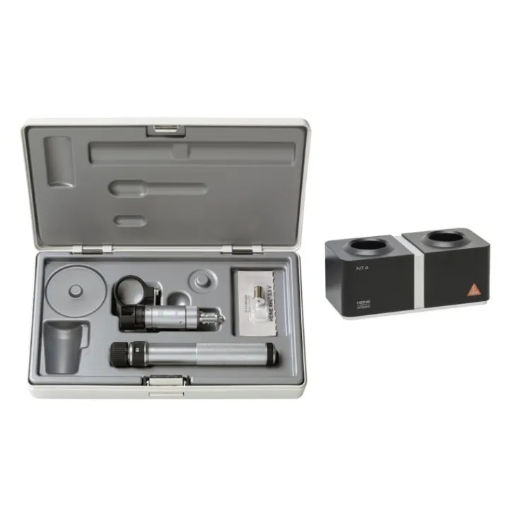HEINE HSL 150 Handspaltlampe Set mit Tisch-Ladestation