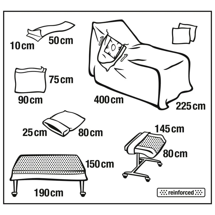 HARTMANN Foliodrape Protect Schulter-Arthroskopie-Set II ung à 4 Sets