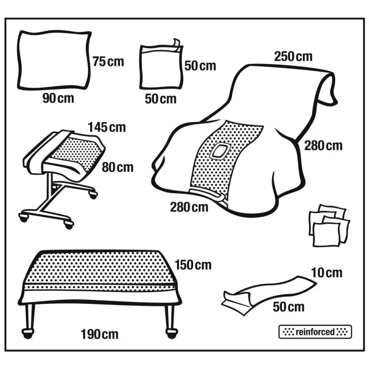 HARTMANN Foliodrape Protect Plus Gynäkologie-Set II ung à 4 Sets