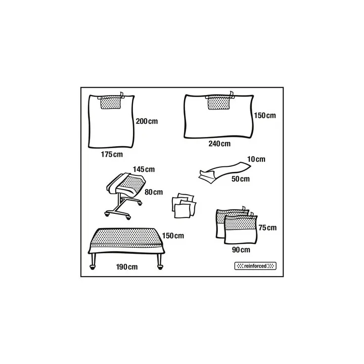 HARTMANN Foliodrape Protect Plus Universal-/Pädiatrie-Set II à 1 Packungen