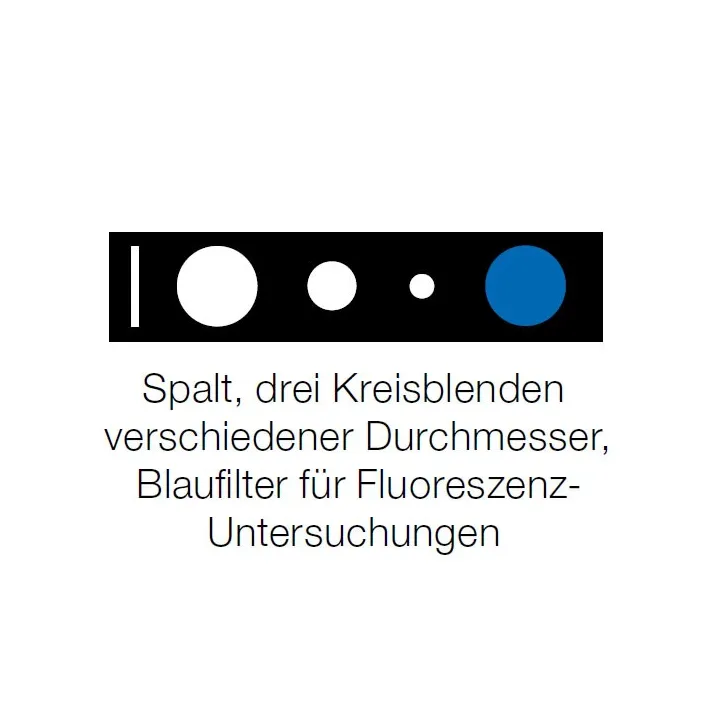 HEINE Ophthalmologische Untersuchungsleuchte Blenden
