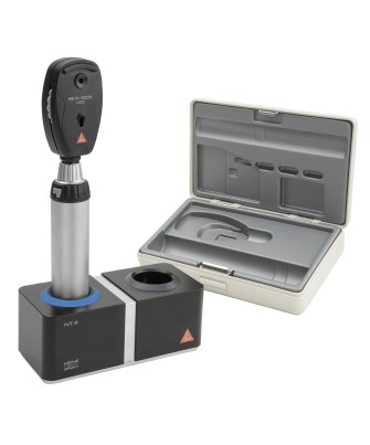 HEINE BETA 200S LED Ophthalmoskop mit Ladestation