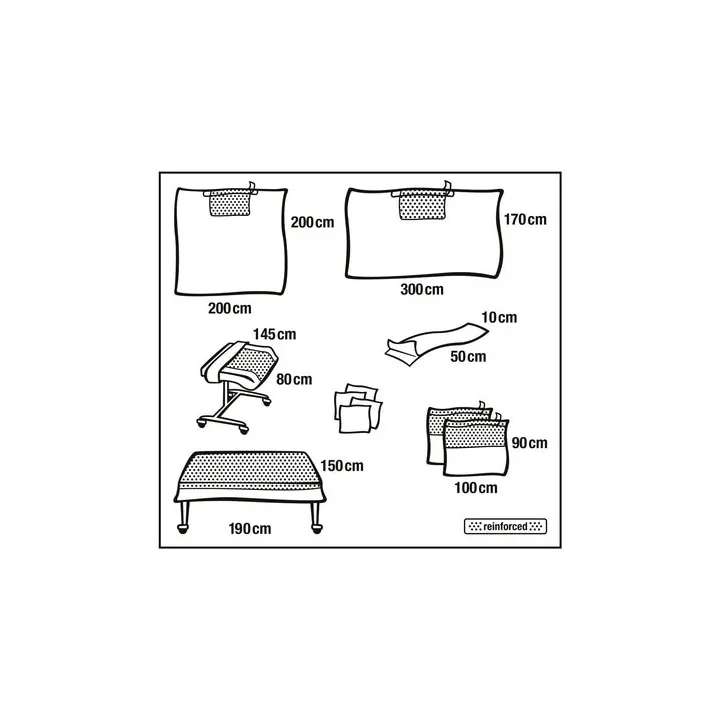 HARTMANN Foliodrape Protect Plus Universal-Set IV à 1 Packungen