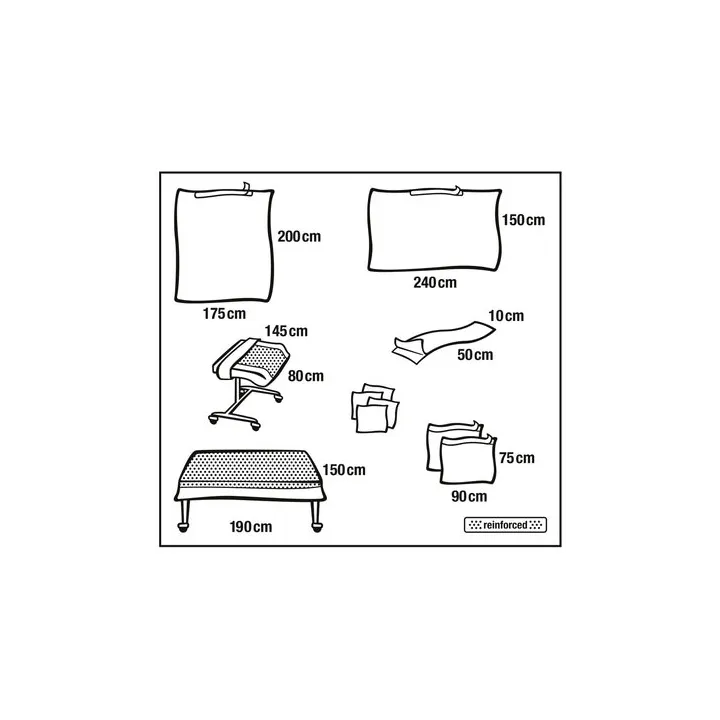 HARTMANN Foliodrape Protect Universal-/Pädiatrie-Set I à 1 Packungen