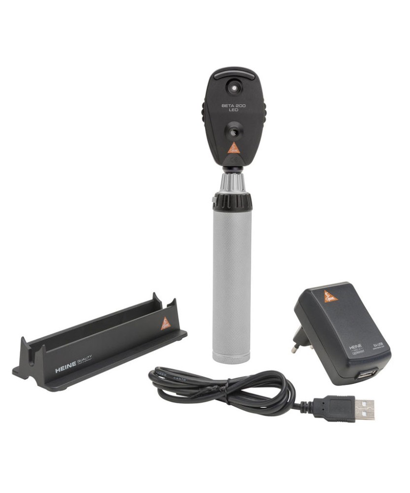 HEINE BETA 200 LED Ophthalmoskop mit USB-Ladegriff