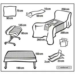 HARTMANN Foliodrape Protect Plus Abdominal-Perineal-Set VI ung à 5 Sets