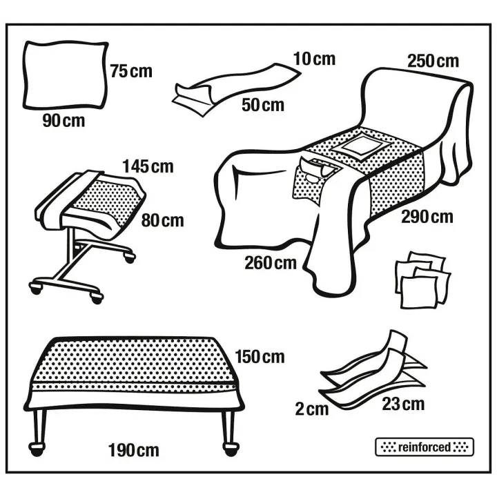 HARTMANN Foliodrape Protect Plus Abdominal-Perineal-Set VI ung à 5 Sets